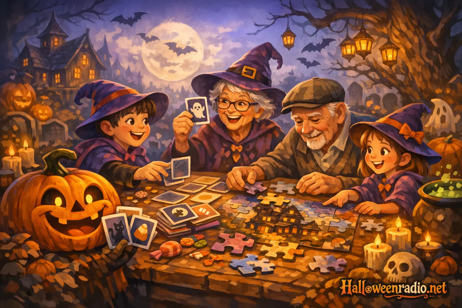 Best Halloween memory games and puzzles for kids and seniors