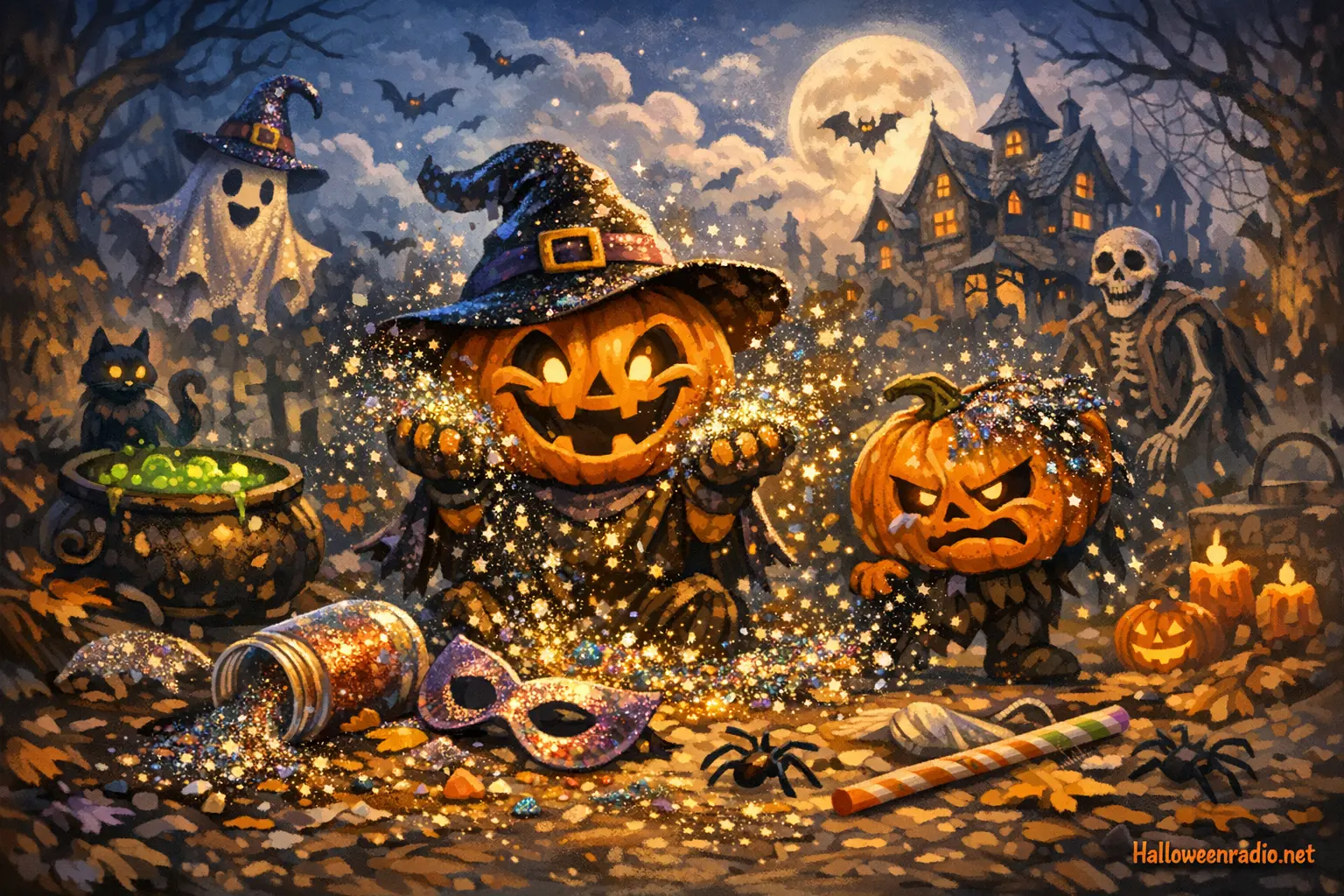 The problem with glitter in Halloween decorations and costumes