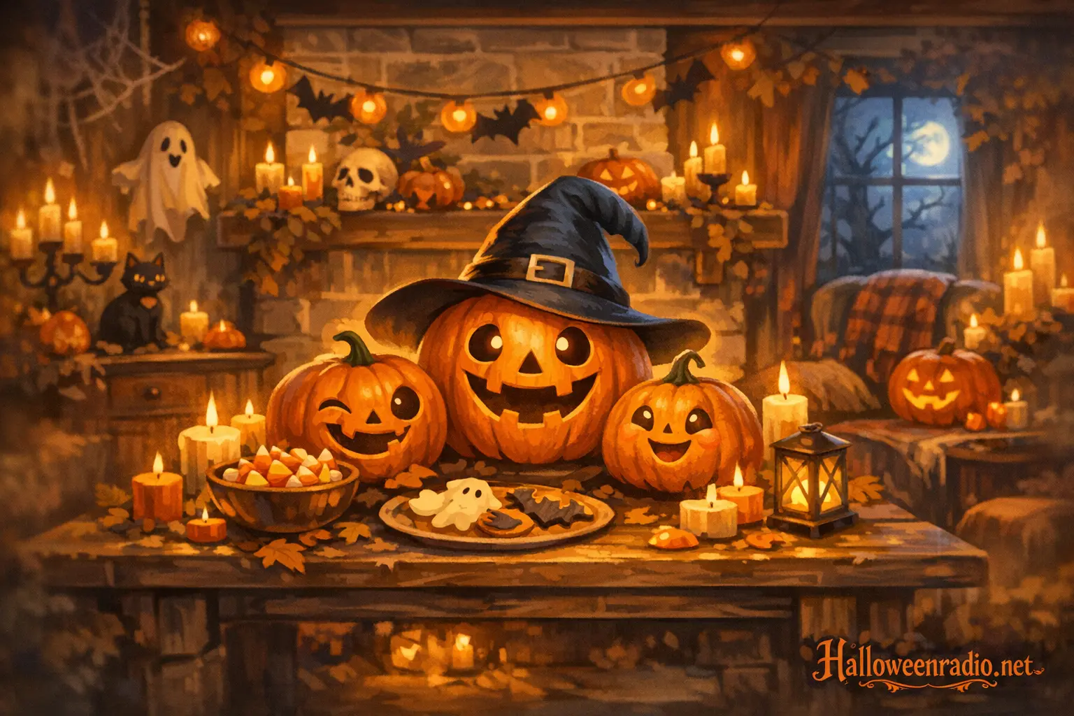 Indoor Halloween decoration ideas that feel cozy, not cluttered