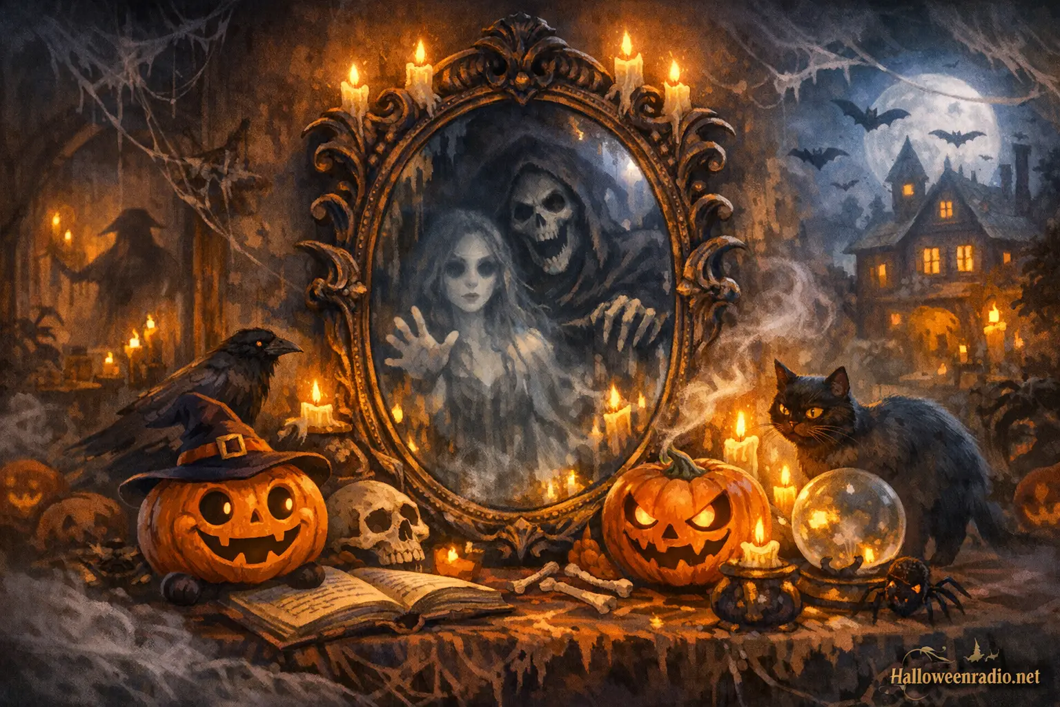 The folklore behind mirrors and the superstitions surrounding Halloween night