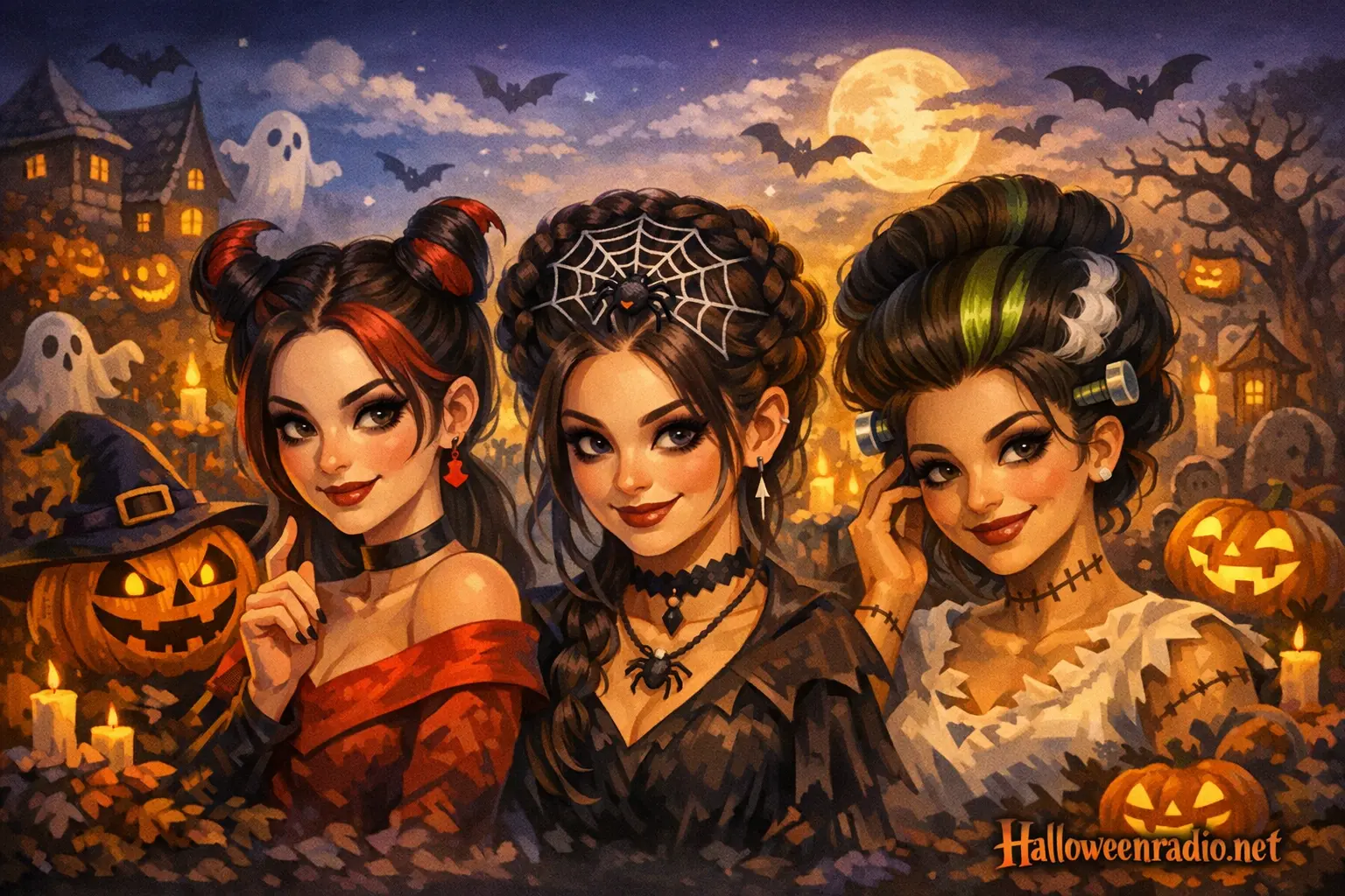 Halloween hairstyles that complete the costume without a wig
